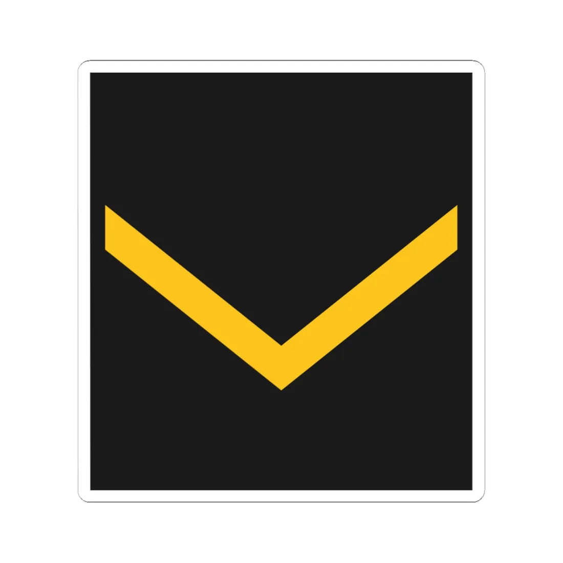 Navy ALB OR 5 (Albania) (Military Rank) STICKER Vinyl Kiss-Cut Decal 6 Inch White - The Sticker Space