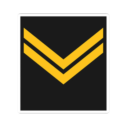 Navy ALB OR 6 (Albania) (Military Rank) STICKER Vinyl Kiss-Cut Decal 2 Inch White - The Sticker Space