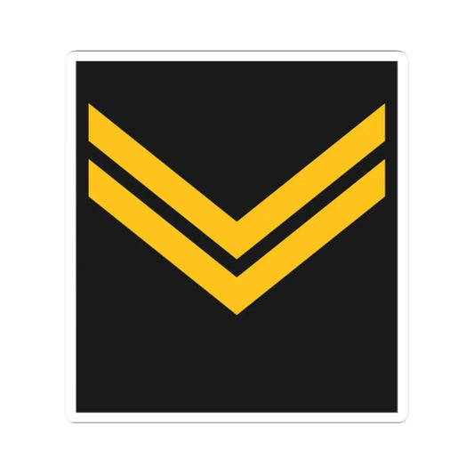 Navy ALB OR 6 (Albania) (Military Rank) STICKER Vinyl Kiss-Cut Decal 2 Inch White - The Sticker Space