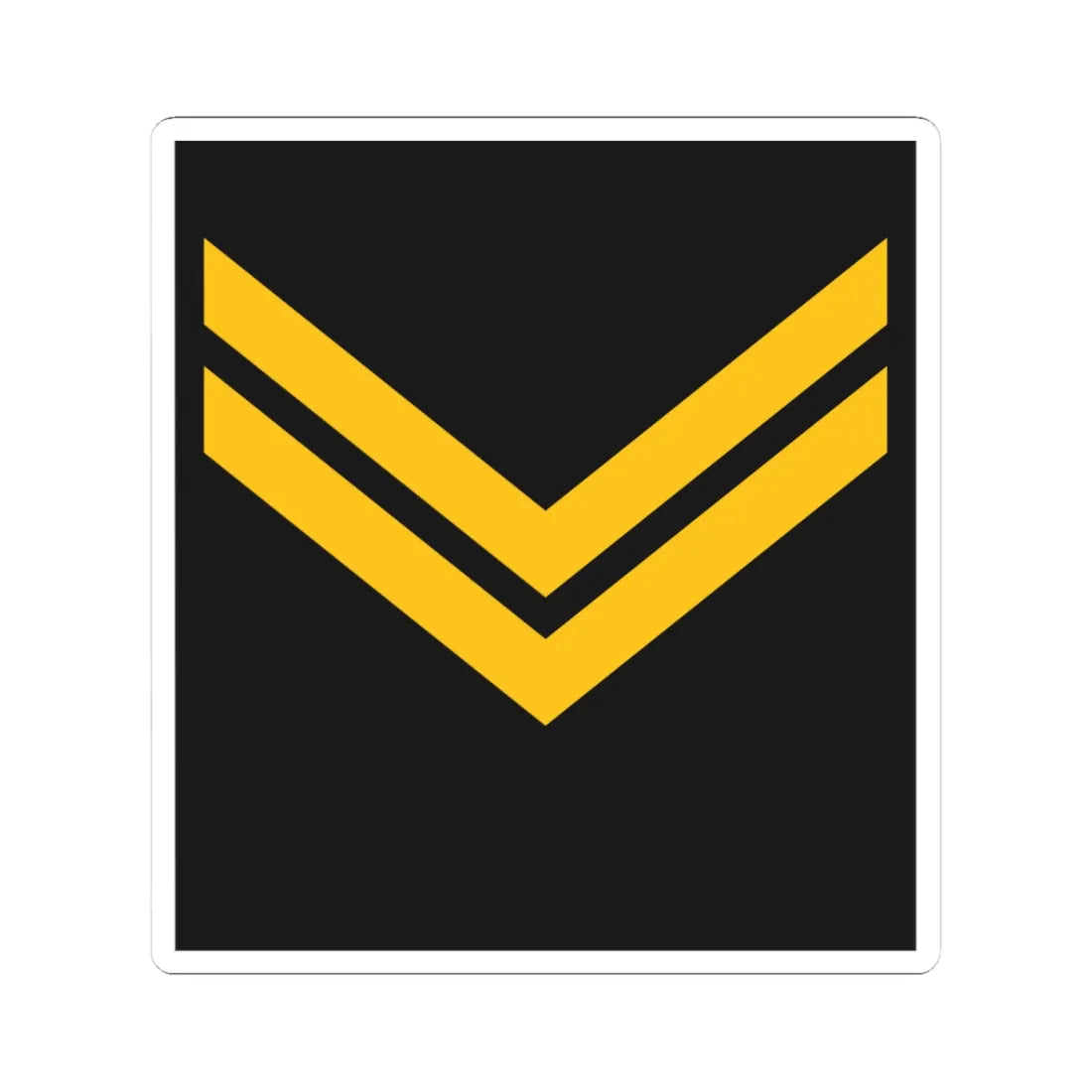 Navy ALB OR 6 (Albania) (Military Rank) STICKER Vinyl Kiss-Cut Decal 3 Inch White - The Sticker Space