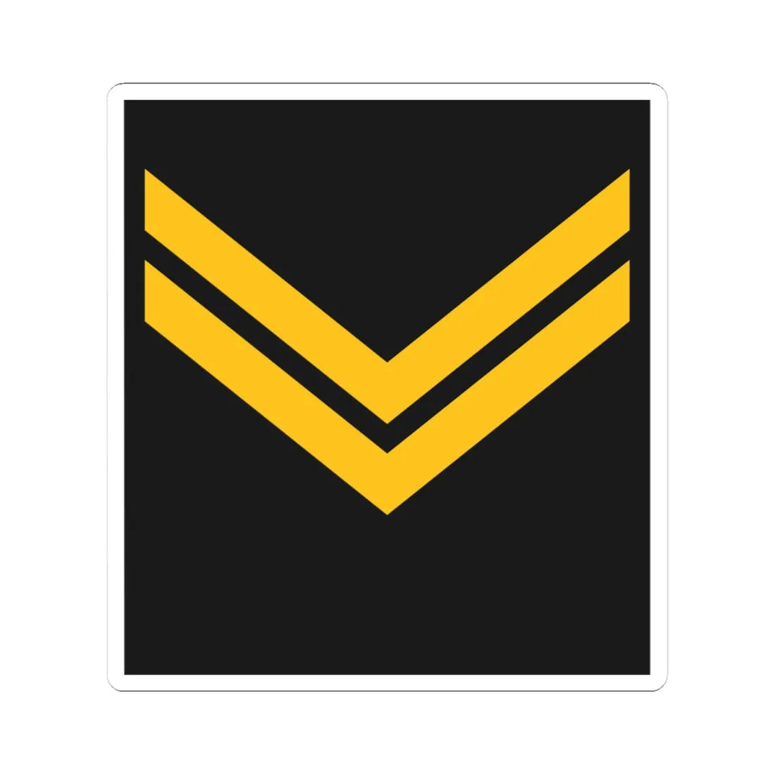 Navy ALB OR 6 (Albania) (Military Rank) STICKER Vinyl Kiss-Cut Decal 4 Inch White - The Sticker Space