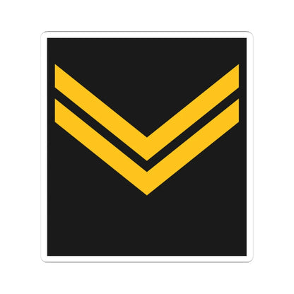 Navy ALB OR 6 (Albania) (Military Rank) STICKER Vinyl Kiss-Cut Decal 4 Inch White - The Sticker Space