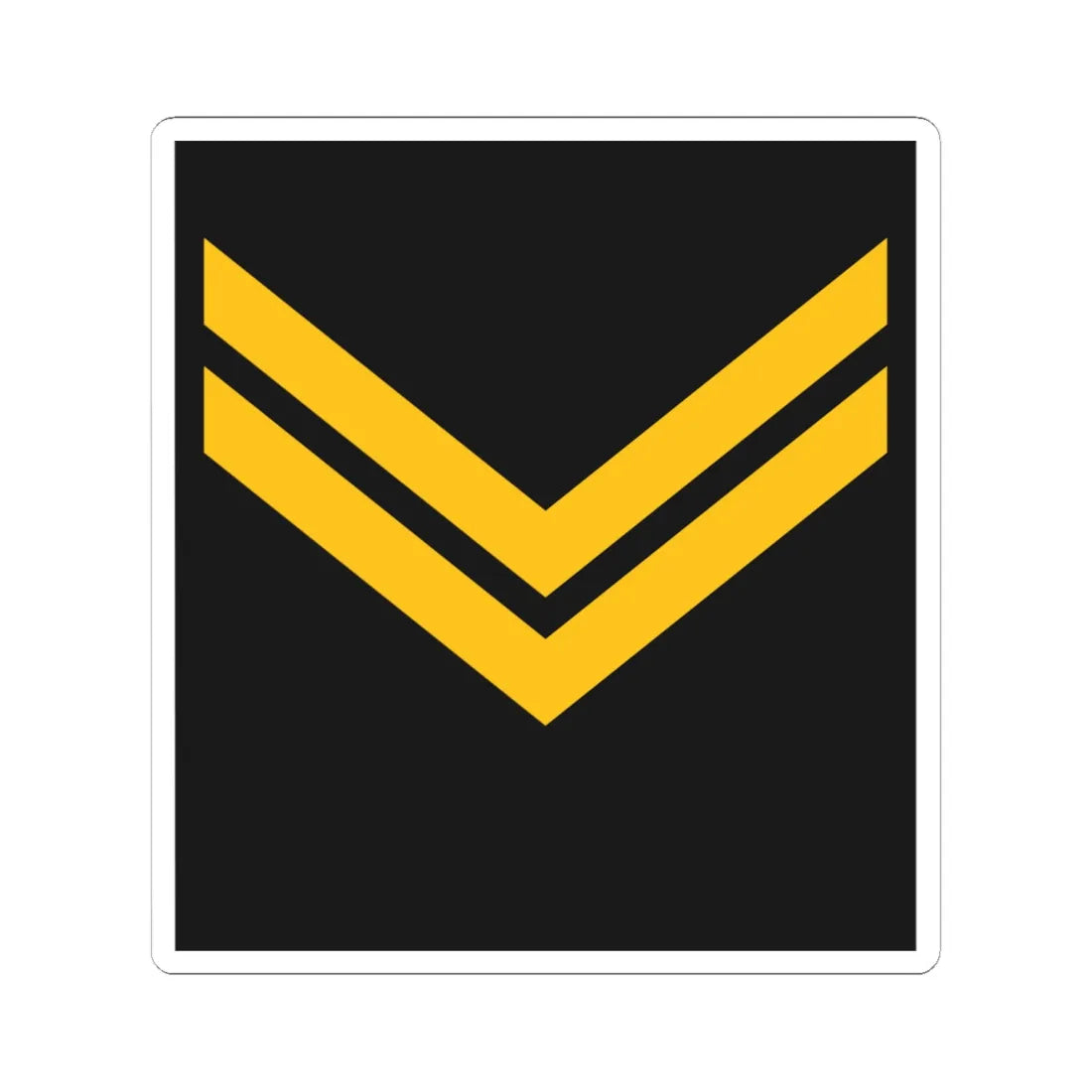 Navy ALB OR 6 (Albania) (Military Rank) STICKER Vinyl Kiss-Cut Decal 6 Inch White - The Sticker Space