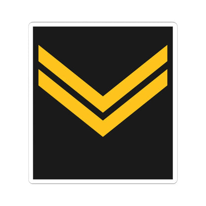 Navy ALB OR 6 (Albania) (Military Rank) STICKER Vinyl Kiss-Cut Decal 6 Inch White - The Sticker Space