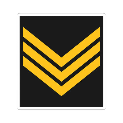 Navy ALB OR 7 (Albania) (Military Rank) STICKER Vinyl Kiss-Cut Decal 4 Inch White - The Sticker Space