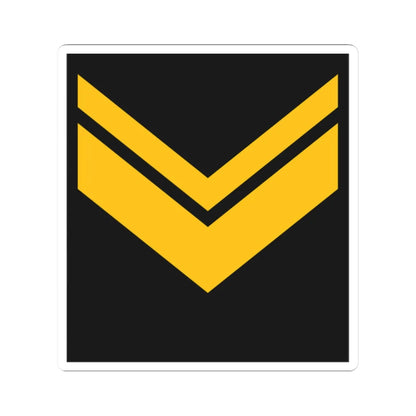 Navy ALB OR 8 (Albania) (Military Rank) STICKER Vinyl Kiss-Cut Decal 2 Inch White - The Sticker Space