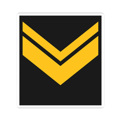 Navy ALB OR 8 (Albania) (Military Rank) STICKER Vinyl Kiss-Cut Decal 3 Inch White - The Sticker Space