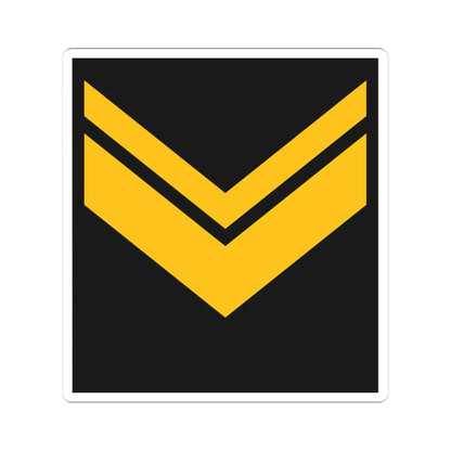 Navy ALB OR 8 (Albania) (Military Rank) STICKER Vinyl Kiss-Cut Decal 4 Inch White - The Sticker Space