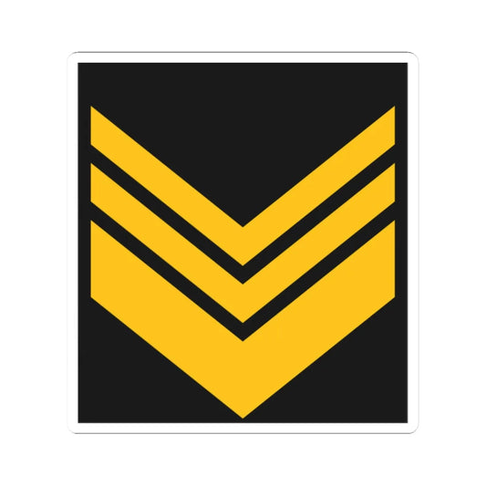 Navy ALB OR 9 (Albania) (Military Rank) STICKER Vinyl Kiss-Cut Decal 2 Inch White - The Sticker Space