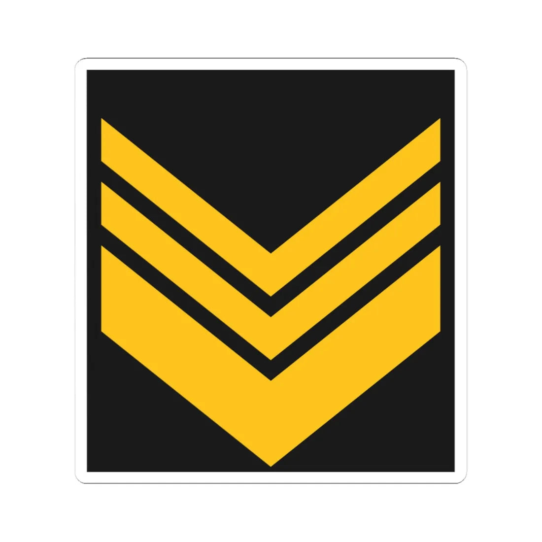 Navy ALB OR 9 (Albania) (Military Rank) STICKER Vinyl Kiss-Cut Decal 4 Inch White - The Sticker Space