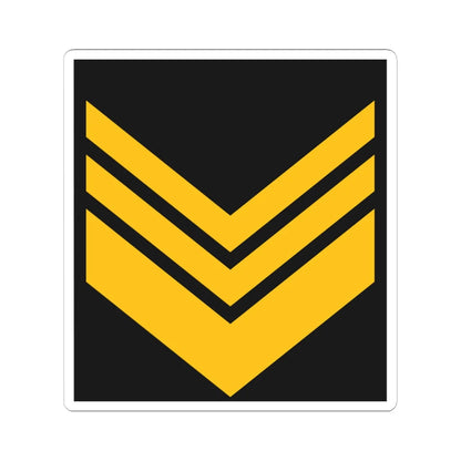 Navy ALB OR 9 (Albania) (Military Rank) STICKER Vinyl Kiss-Cut Decal 6 Inch White - The Sticker Space