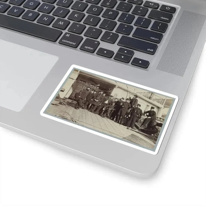 Navy Crewmen on the Deck of a Ship (U.S. Civil War) STICKER Vinyl Kiss-Cut Decal - The Sticker Space