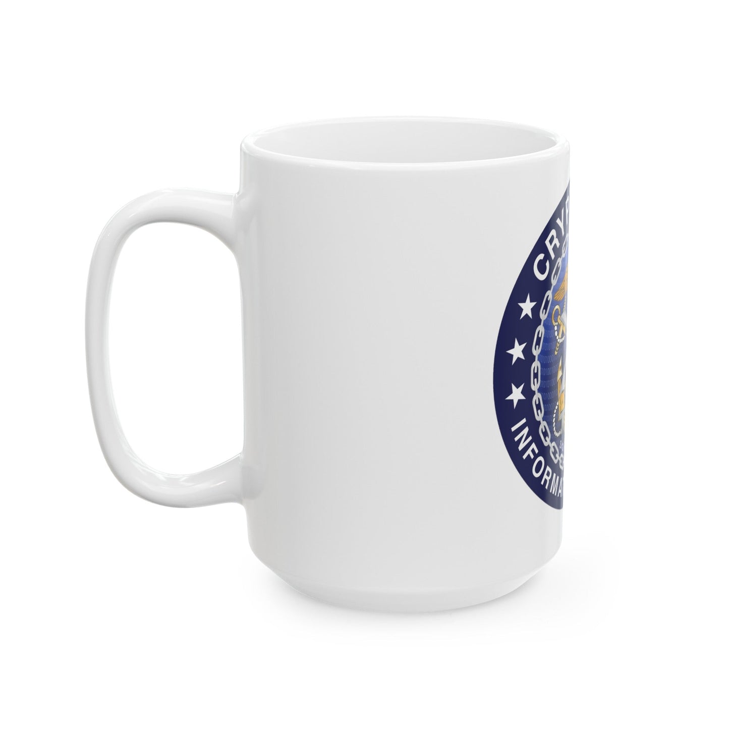 Navy cryptologic community (U.S. Navy) White Coffee Mug-The Sticker Space