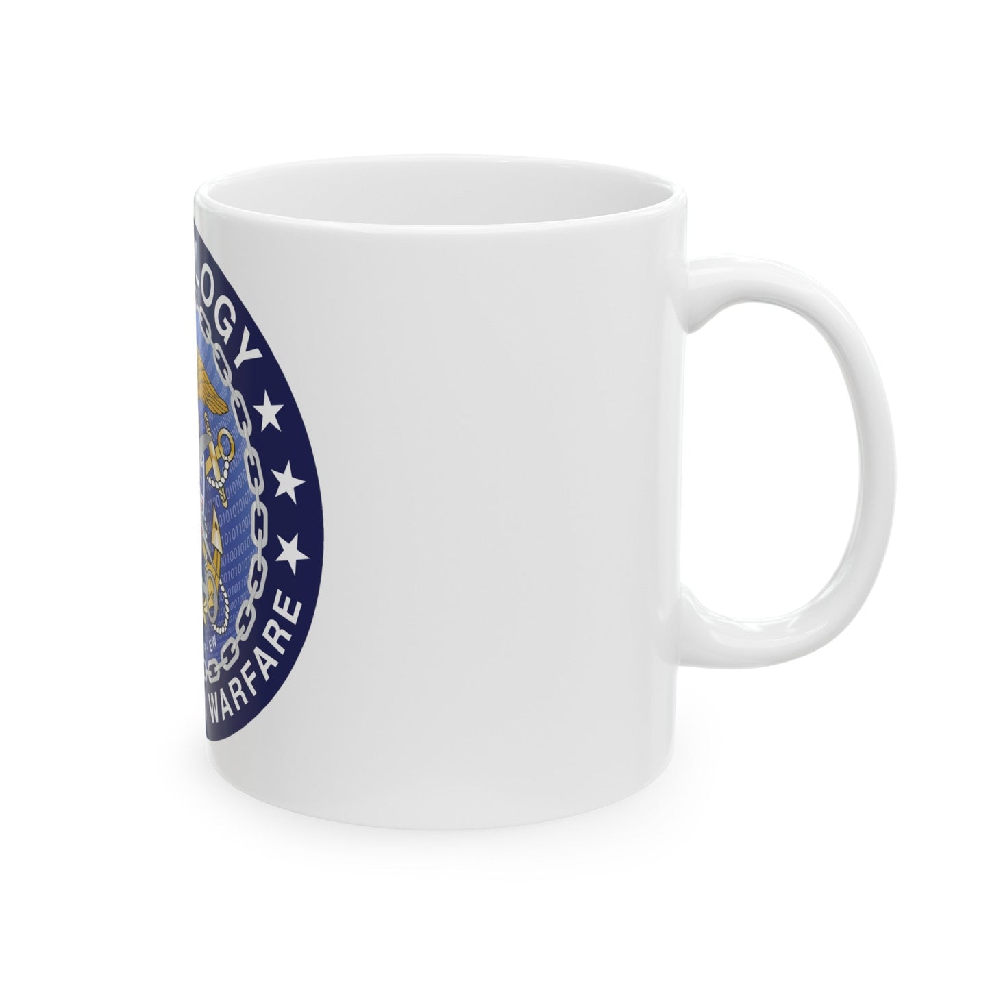 Navy cryptologic community (U.S. Navy) White Coffee Mug-The Sticker Space