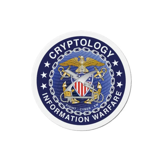 Navy Cryptologic Community (U.S. Navy) Refrigerator Magnet 2 Inch - The Sticker Space