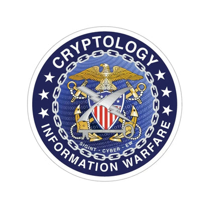 Navy cryptologic community (U.S. Navy) STICKER Vinyl Die-Cut Decal - The Sticker Space