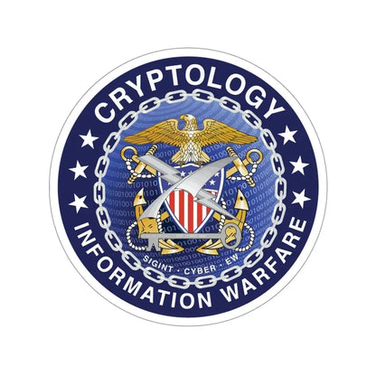 Navy cryptologic community (U.S. Navy) STICKER Vinyl Die-Cut Decal - The Sticker Space