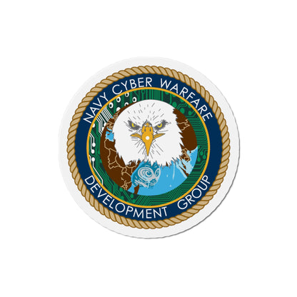 Navy Cyber Warfare Development Group (U.S. Navy) Die-Cut Magnet-3" x 3"-The Sticker Space