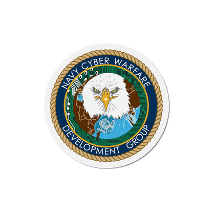 Navy Cyber Warfare Development Group (U.S. Navy) Die-Cut Magnet-5" x 5"-The Sticker Space