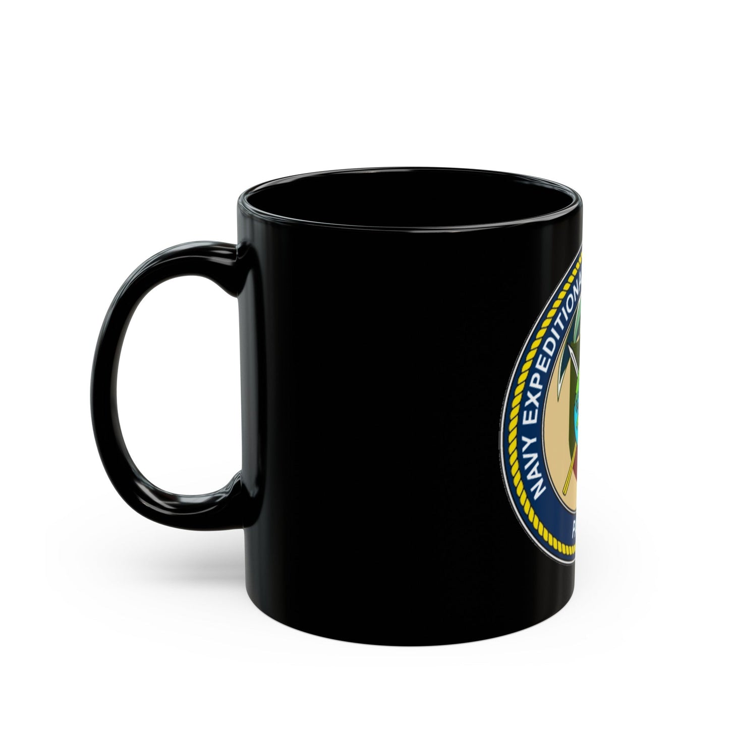 Navy Expeditionary Combat Command Pacific NECC Pacific (U.S. Navy) Black Coffee Mug-The Sticker Space