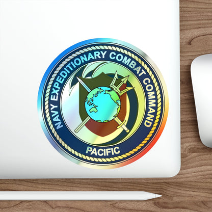 Navy Expeditionary Combat Command Pacific NECC Pacific (U.S. Navy) Holographic STICKER Die-Cut Vinyl Decal-The Sticker Space