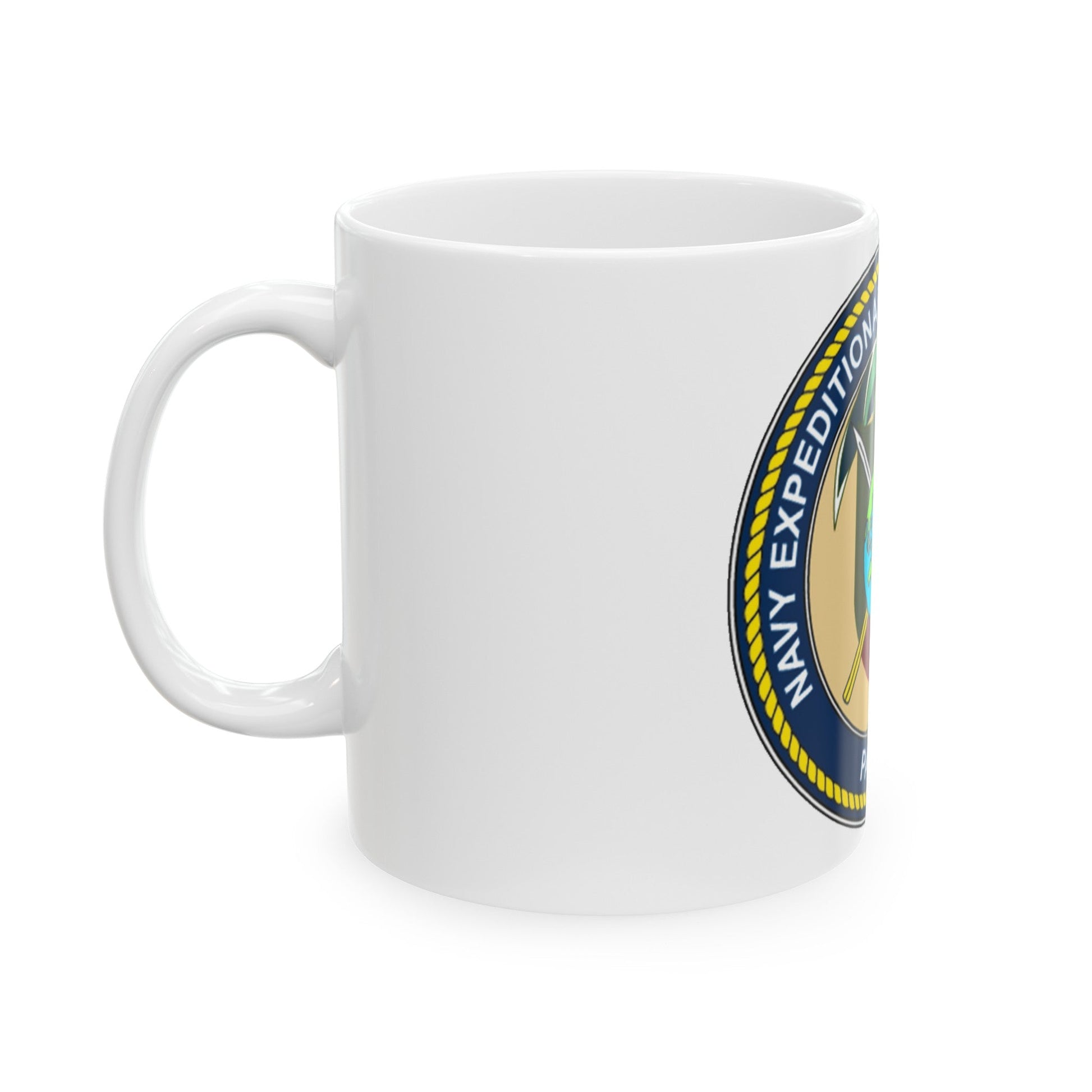 Navy Expeditionary Combat Command Pacific NECC Pacific (U.S. Navy) White Coffee Mug-The Sticker Space