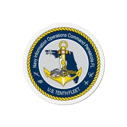 Navy Information Operations Command Pensacola FL US Tenth Fleet (U.S. Navy) Refrigerator Magnet 2 Inch - The Sticker Space