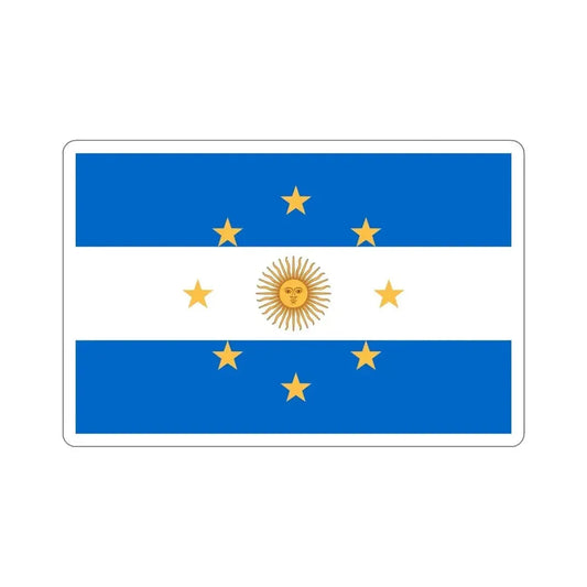 Navy Jack of Argentina 1818 STICKER Vinyl Die-Cut Decal 6 Inch - The Sticker Space