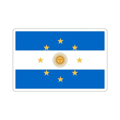 Navy Jack of Argentina 1818 STICKER Vinyl Die-Cut Decal - The Sticker Space