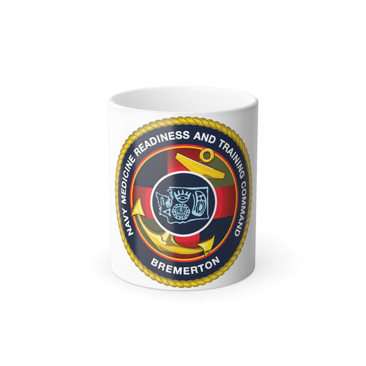 Navy Medicine Readiness and Training Command Bremerton (U.S. Navy) Color Changing Mug 11oz-11oz-The Sticker Space