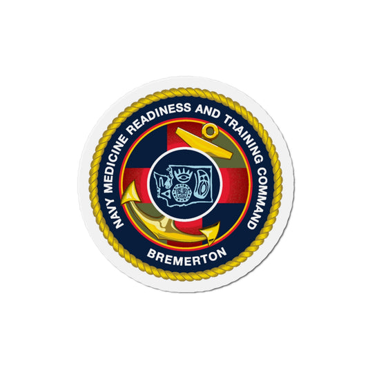 Navy Medicine Readiness and Training Command Bremerton (U.S. Navy) Die-Cut Magnet-3" x 3"-The Sticker Space