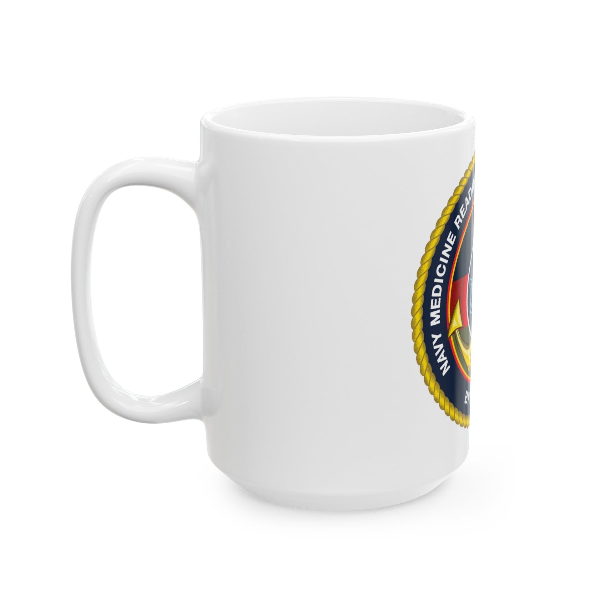 Navy Medicine Readiness and Training Command Bremerton (U.S. Navy) White Coffee Mug-The Sticker Space