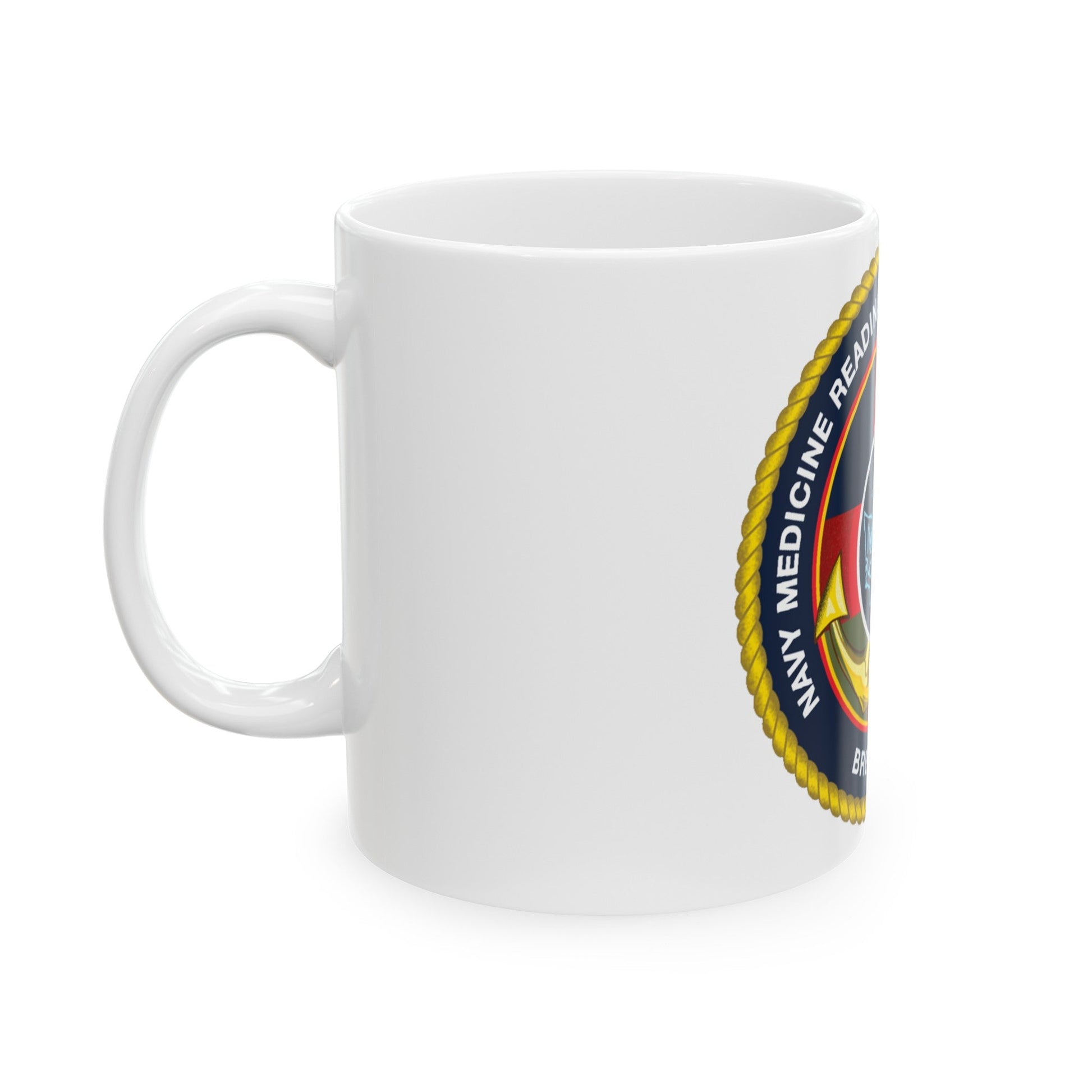 Navy Medicine Readiness and Training Command Bremerton (U.S. Navy) White Coffee Mug-The Sticker Space