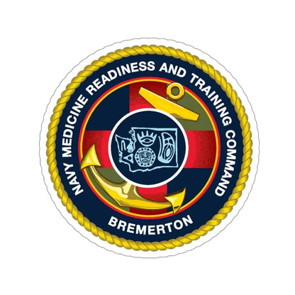 Navy Medicine Readiness and Training Command Bremerton (U.S. Navy) STICKER Vinyl Die-Cut Decal 4 Inch - The Sticker Space