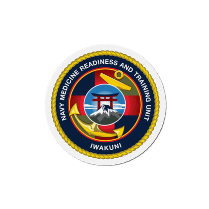 Navy Medicine Readiness and Training Unit Iwakuni (U.S. Navy) Die-Cut Magnet-5" x 5"-The Sticker Space