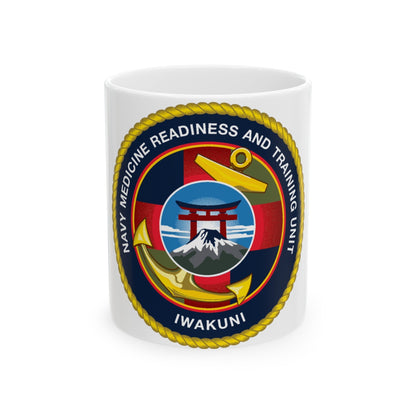 Navy Medicine Readiness and Training Unit Iwakuni (U.S. Navy) White Coffee Mug-11oz-The Sticker Space