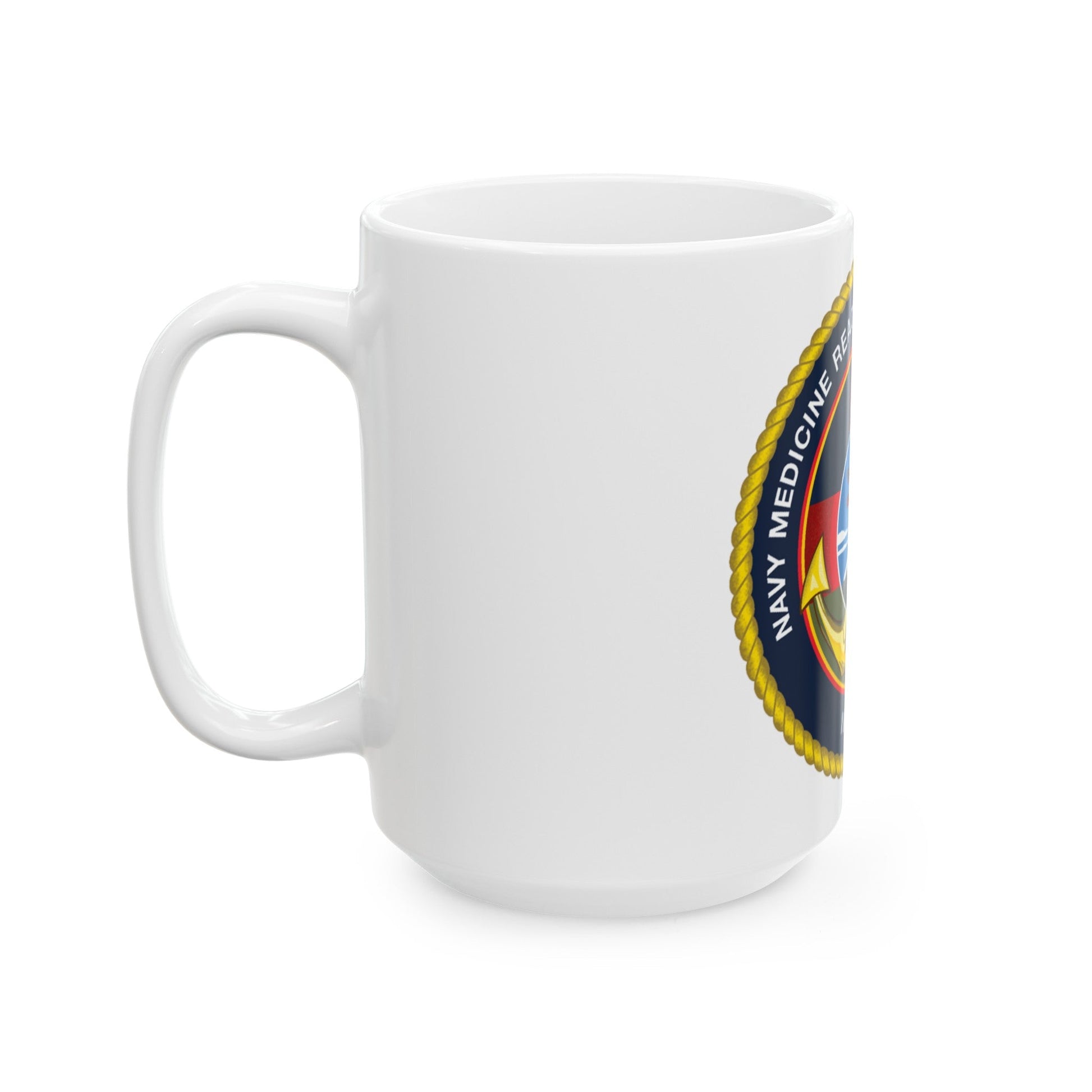 Navy Medicine Readiness and Training Unit Iwakuni (U.S. Navy) White Coffee Mug-The Sticker Space