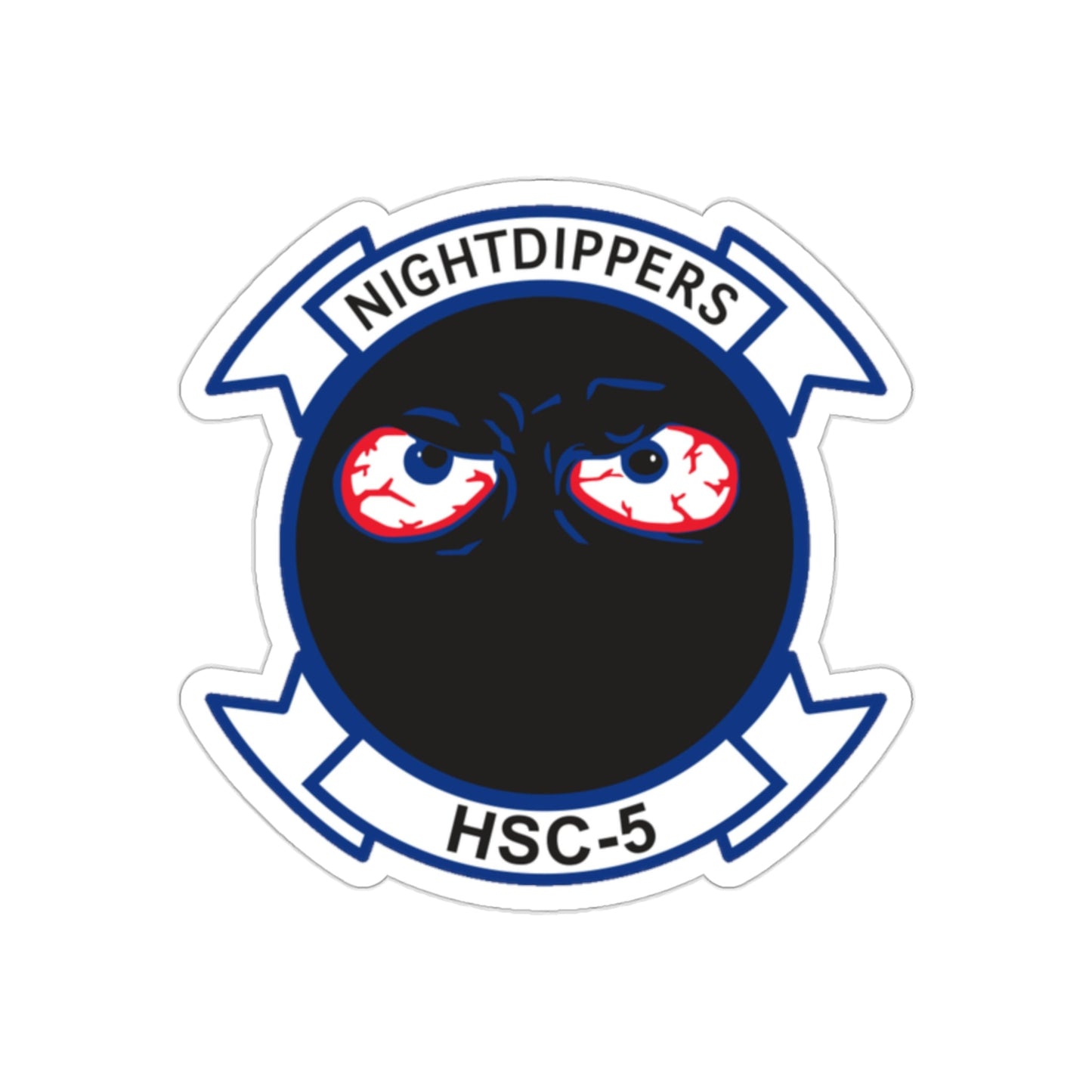 Navy Nightdippers HSC 5 (U.S. Navy) STICKER Vinyl Die-Cut Decal-2 Inch-The Sticker Space