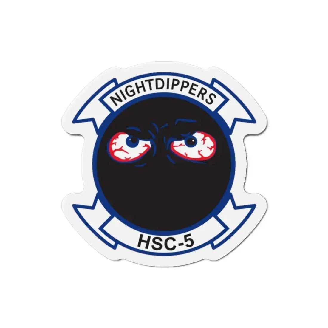 Navy Nightdippers HSC 5 (U.S. Navy) Refrigerator Magnet 2 Inch - The Sticker Space