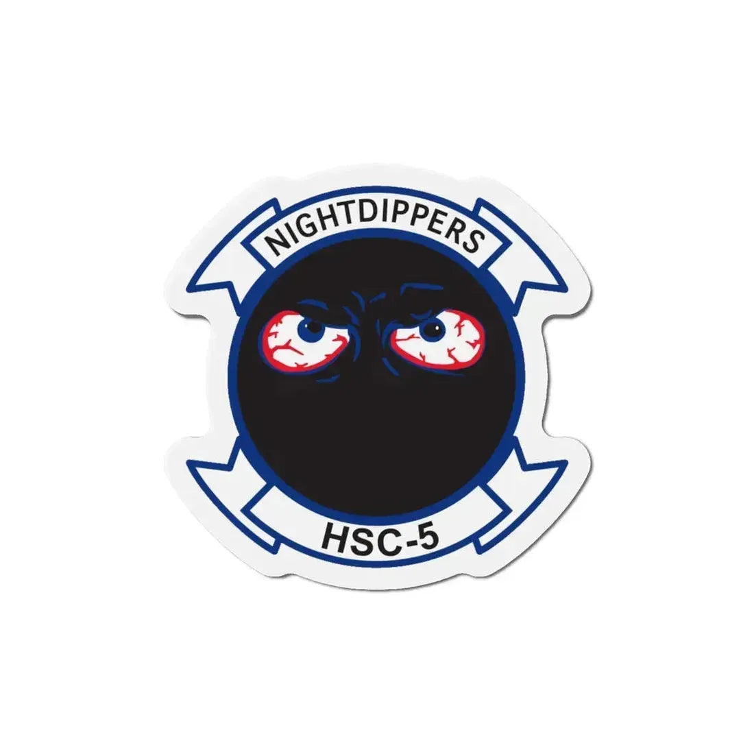 Navy Nightdippers HSC 5 (U.S. Navy) Refrigerator Magnet 6 Inch - The Sticker Space