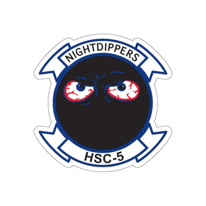 Navy Nightdippers HSC 5 (U.S. Navy) STICKER Vinyl Kiss-Cut Decal 3 Inch White - The Sticker Space