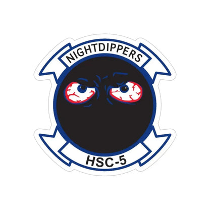 Navy Nightdippers HSC 5 (U.S. Navy) Transparent STICKER Die-Cut Vinyl Decal 5 Inch - The Sticker Space
