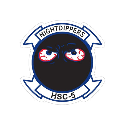 Navy Nightdippers HSC 5 (U.S. Navy) Transparent STICKER Die-Cut Vinyl Decal - The Sticker Space