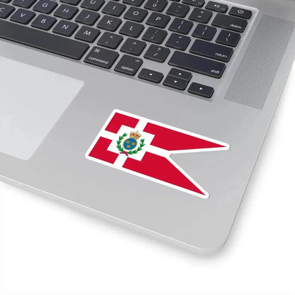 Navy Rank Flag of General Admiral Denmark (Denmark) STICKER Vinyl Kiss-Cut Decal - The Sticker Space