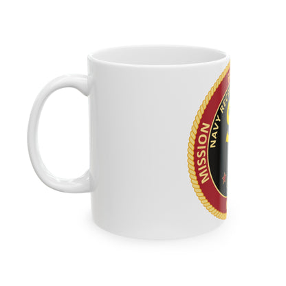 Navy Recruiting District San Francisco (U.S. Navy) White Coffee Mug-The Sticker Space