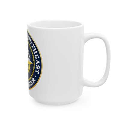 Navy Region Southeast (U.S. Navy) White Coffee Mug-The Sticker Space