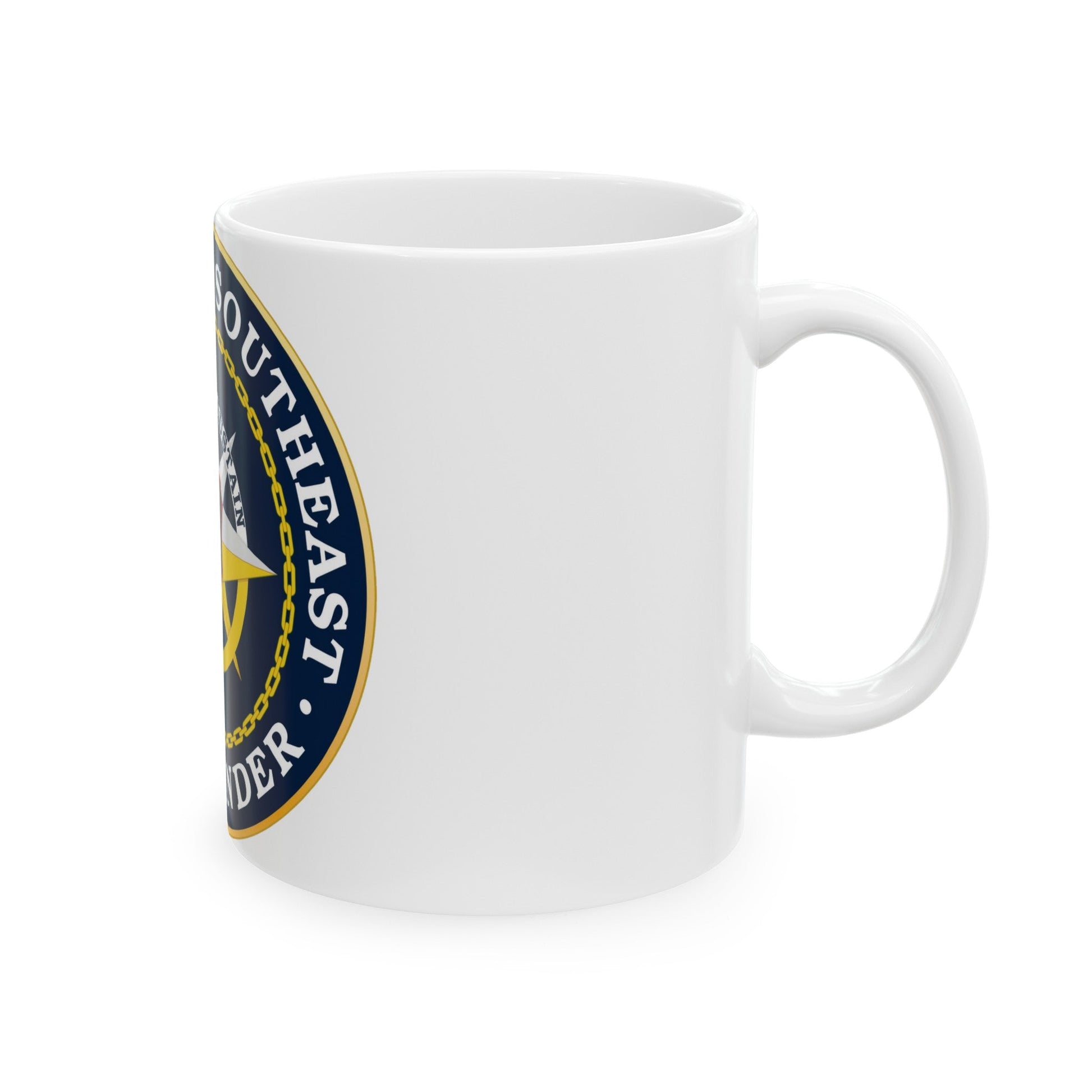 Navy Region Southeast (U.S. Navy) White Coffee Mug-The Sticker Space