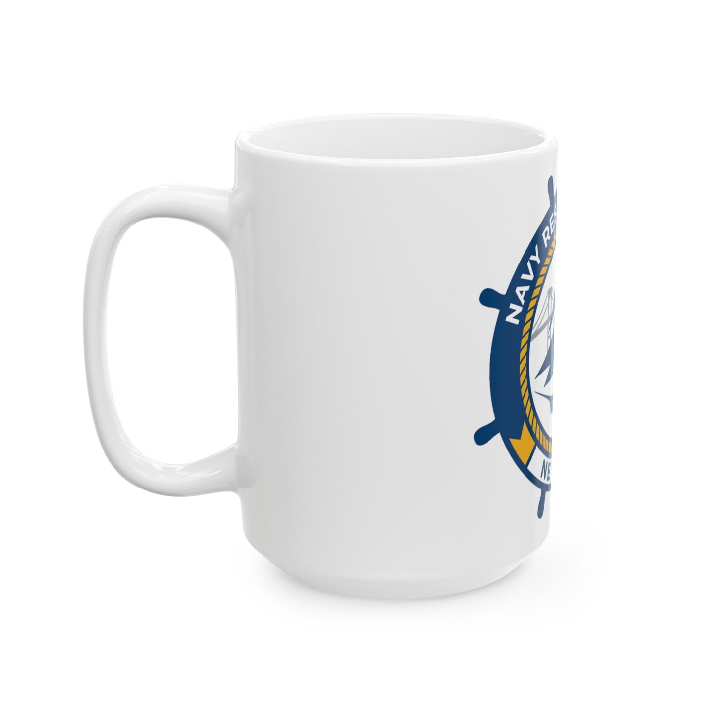 Navy Reserve Center Newport (U.S. Navy) White Coffee Mug-The Sticker Space