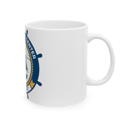 Navy Reserve Center Newport (U.S. Navy) White Coffee Mug-The Sticker Space