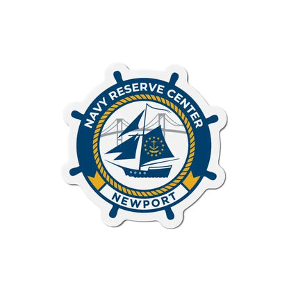 Navy Reserve Center Newport (U.S. Navy) Refrigerator Magnet 6 Inch - The Sticker Space